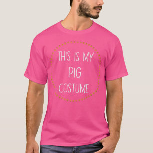 Grappig Varken Halloween Easy Lazy Shirt, Dit Is M T-shirt