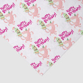 Grappig varken Happy Birthday! Giant Layer Cake Ca Tissuepapier (Detail)