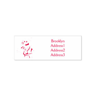 Grappig varken in business suit cartoon zelfinktende stempel