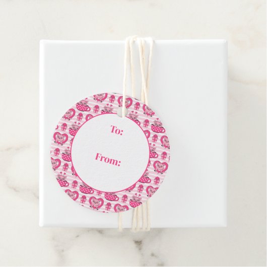 Grappig varken liefde woordspeling bedankjes labels (In situ)