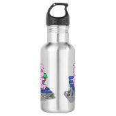 Grappig varkensconsumptie-ijs | Achterkleur kiezen Waterfles (Voorkant)