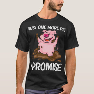 Grappig varkensontwerp voor mannen vrouwen varkens t-shirt