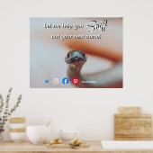 grappig vastgoed dat je je volgende thuisslang eru poster (Keuken)