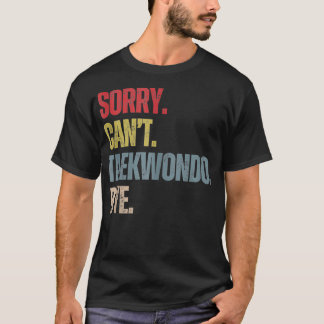 Grappig vechtsporten retro mma sorry cant ta t-shirt