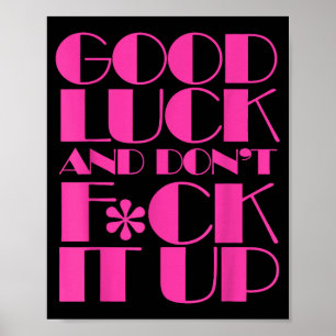 Grappig Veel Succes En Verknal Het Niet Drag Race Poster
