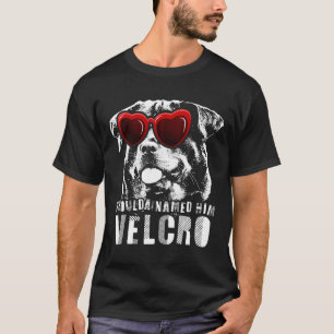 Grappig Velcro Rottweiler Hondencadeau T-shirt