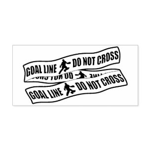 Grappig veld Hockey Goalie Custom Stamp Zelfinktende Stempel
