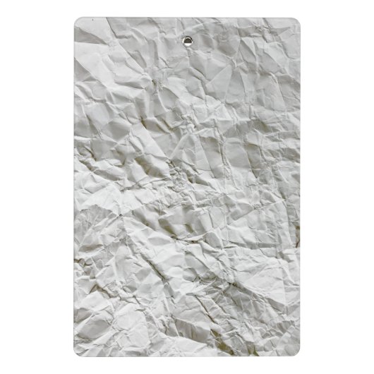 Grappig verfrommeld papier mini klembord (Achterkant)