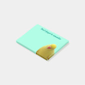 Grappig "Vergeet niet" Bird Sticky Notes (Schuin)