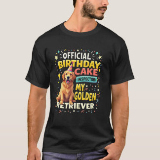 Grappig Verjaardagscadeau Goud Retriever Hond T-shirt