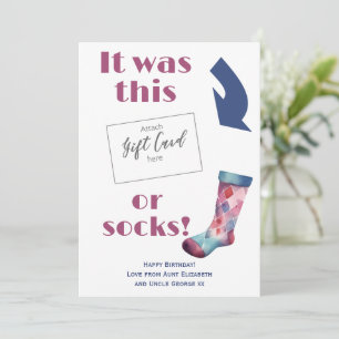 Grappig Verjaardagscadeau Kaart Voucher Holder