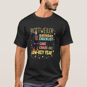 Grappig Verjaardagscadeau Rottweiler Hond T-shirt