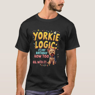 Grappig Verjaardagscadeau Yorkshire Terrier Hond T-shirt