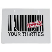 Grappig Verjaardagsfeest 40ste Groot Cadeauzakje (Voorkant)