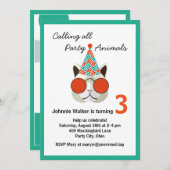 Grappig Verjaardagsfeest Dier - Alle leeftijden Kaart (Voorkant / Achterkant)