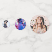 Grappig verjaardagsfeestje voor haar BDay Face Con Confetti (Voorkanten)