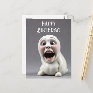 Grappig Verjaardagsfiguurtje Briefkaart