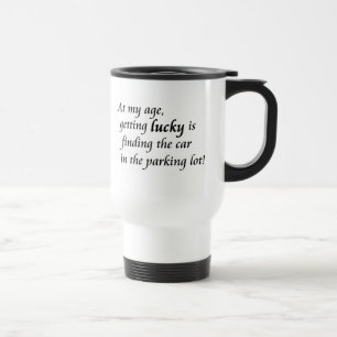 Grappig verjaardagsgeschenken over de mug van de g reisbeker