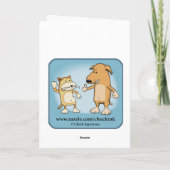 Grappig verjaardagskaart: Schaamte Kaart (Achterkant)