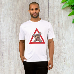 Grappig Verkeer Jam Knot Waarschuwing Road Sign T-shirt