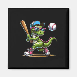 Grappig Verkopen Dinosaur Boy Player Sport Love T- Magneet