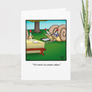 Grappig Verlaat Verjaardag Wenskaart Kaart