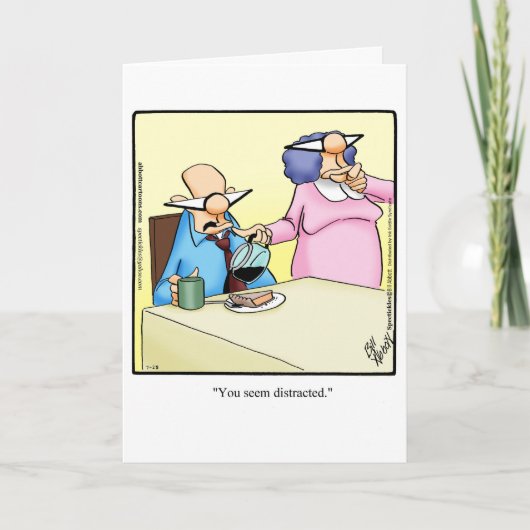 Grappig Verlaat Verjaardag Wenskaart Kaart (Voorkant)
