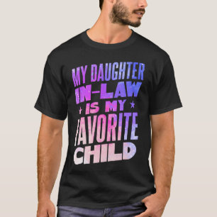 Grappig Verloofde Schoondochter Feest Familie Vlin T-shirt
