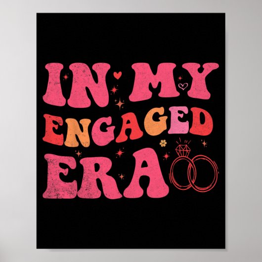 Grappig Verloving in mijn verloofde tijdperk bruid Poster (Voorkant)