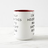 Grappig Verloving Toekomst Mrs. Fiancé Rustic Mok (Midden)