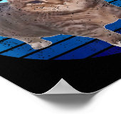 Grappig Verontwaardigd Oia Kat Spinning Kat Oi Oi  Poster (Hoek)