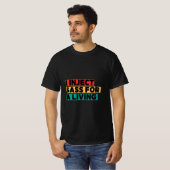 GRAPPIG VERPLEEGSTER T-SHIRT - IK INJECTEER SASS V (Voorkant volledig)