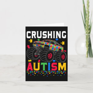 Grappig Verpletteren Autisme Bewustzijn Monster Tr Kaart