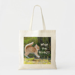 Grappig verrast Ginger Kitten. Wat is de troep? Tote Bag