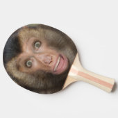 Grappig verrast Monkey Face Tafeltennisbatje (Zijkant)