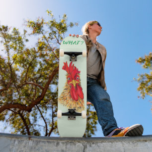 Grappig verrast roosterskateboard - Aangepaste tek Skateboard