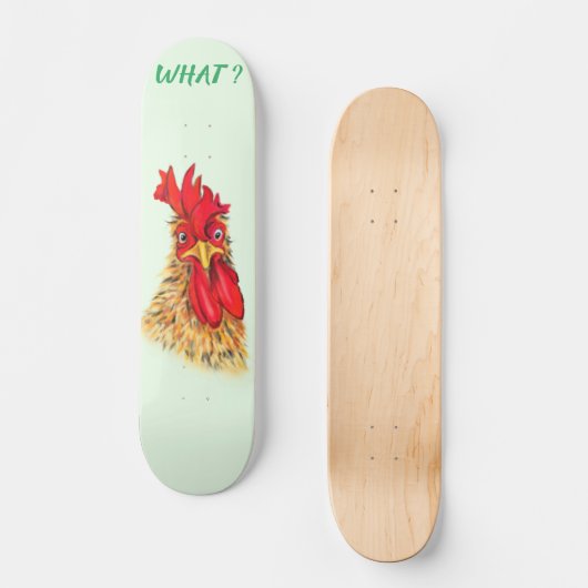 Grappig verrast roosterskateboard - Aangepaste tek Skateboard (Voorkant)