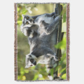 Grappig verraste Lemurs van Madagaskar Deken (Voorkant Verticaal)