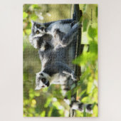 Grappig verraste Lemurs van Madagaskar Legpuzzel (Verticaal)