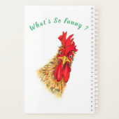 Grappig verraste nieuwsgierige rooster - Wat is zo Planner (Achterkant)