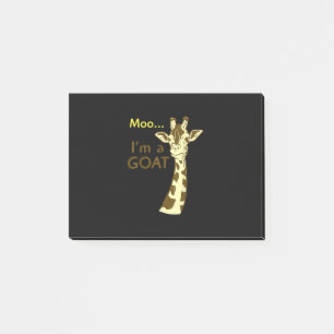Grappig verwarrend Giraffe Moo ik ben een geit Post-it® Notes