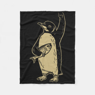 Grappig Verzet Pinguïns Protest Tegen Tarieven (2 Fleece Deken