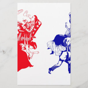 grappig Victoriaans huwelijk Briefpapier