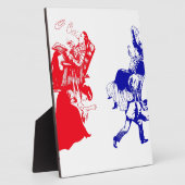 grappig Victoriaans huwelijk Fotoplaat (Zijkant)