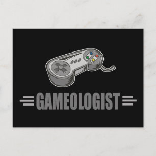 Grappig videogaming briefkaart