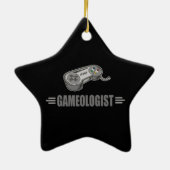 Grappig videogaming keramisch ornament (Achterkant)