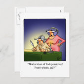 Grappig vierde juli Humor Briefkaart (Voorkant / Achterkant)