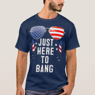 Grappig vierde juli, ik ben hier voor B T-shirt