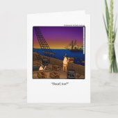 Grappig vierde van de feestdag van juli kaart (Voorkant)