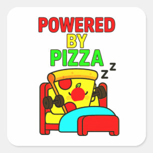 Grappig Vierkante Sticker